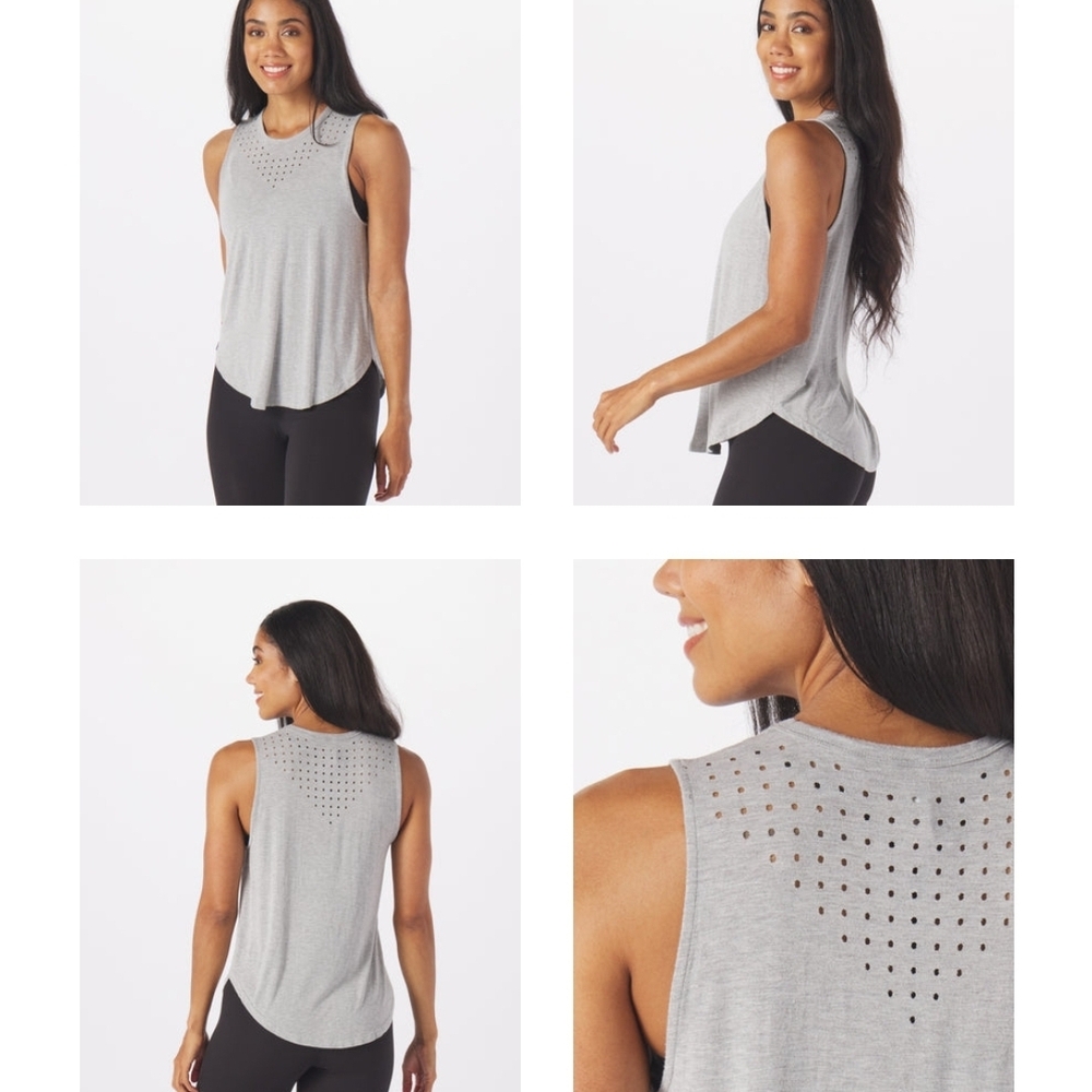 Women's Gray Sleeveless Top Glyder